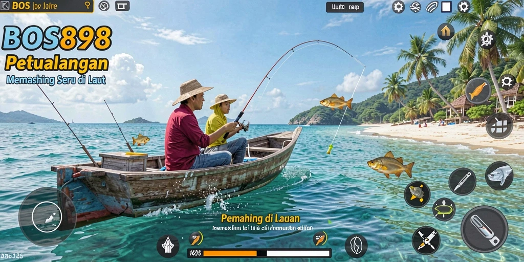 Tangkapan ikan yang mengesankan dalam gameplay BOS898.