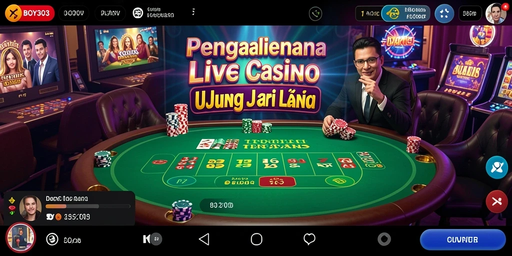 Gameplay mendebarkan Live Casino di BOY303 dengan dealer profesional.