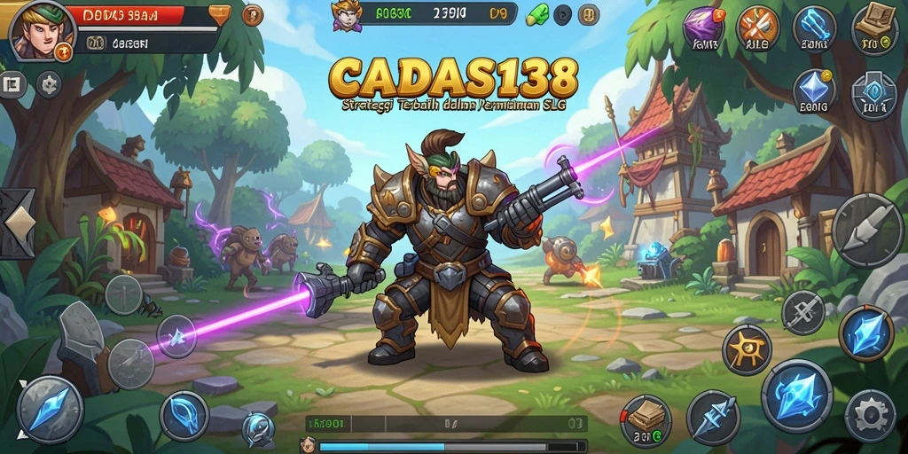 Tangkapan layar gameplay menunjukkan pertempuran strategis di CADAS138.