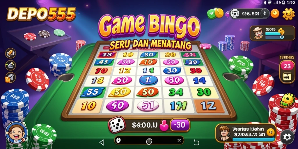 Gambaran gameplay menarik dari DEPO555 saat bermain Bingo.