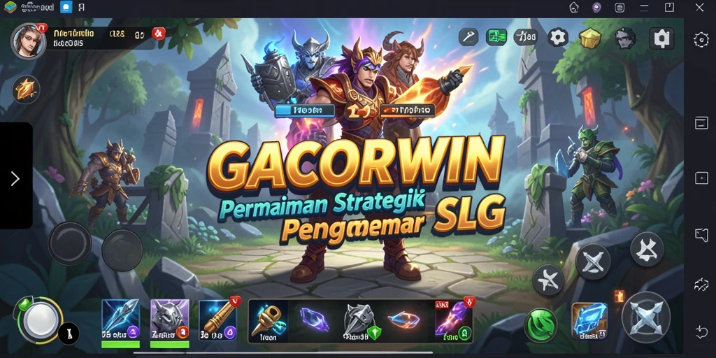 Tampilan gameplay SLG GACORWIN yang mendebarkan dan penuh intrik.