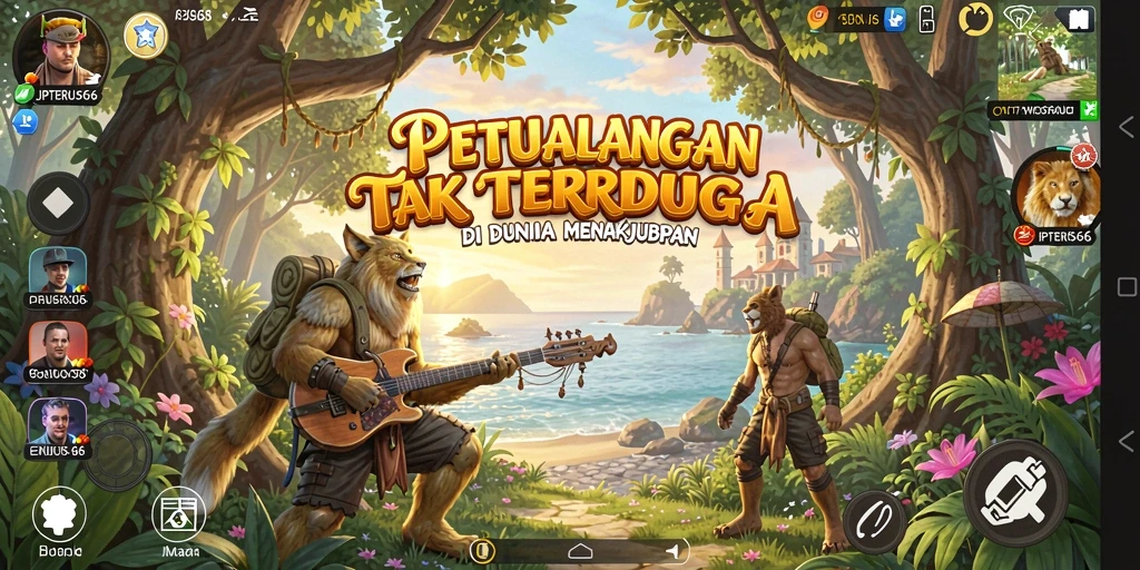 Tangkapan layar menampilkan gameplay menarik dari JPTERUS66.