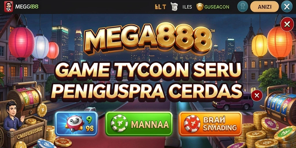 Tangkapan layar gameplay MEGA888 yang menunjukkan strategi Tycoon.