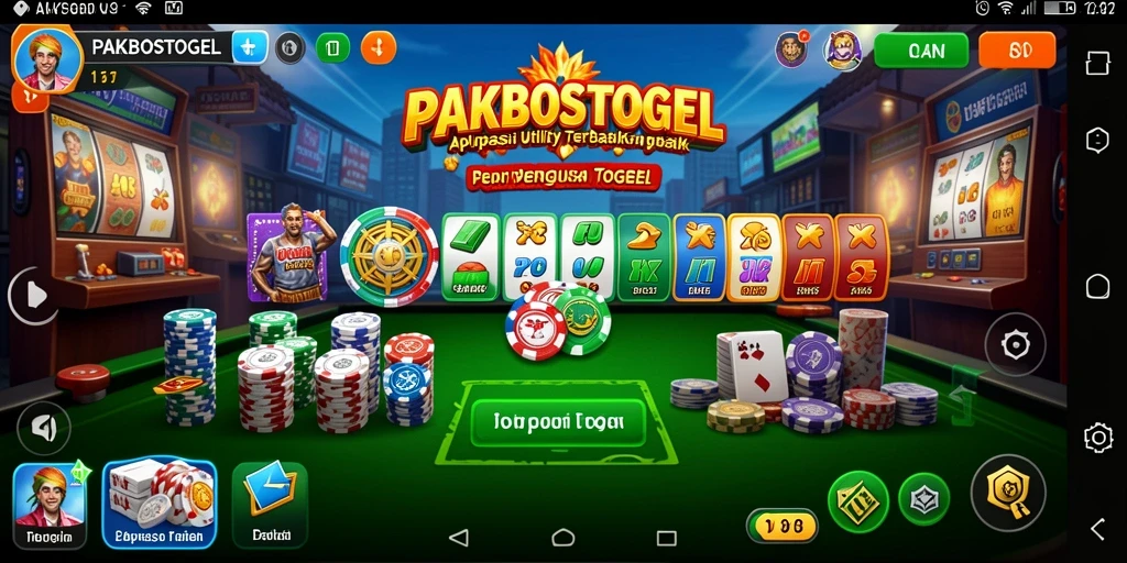 Tampilan utama PAKBOSTOGEL dengan fitur prediksi angka togel.