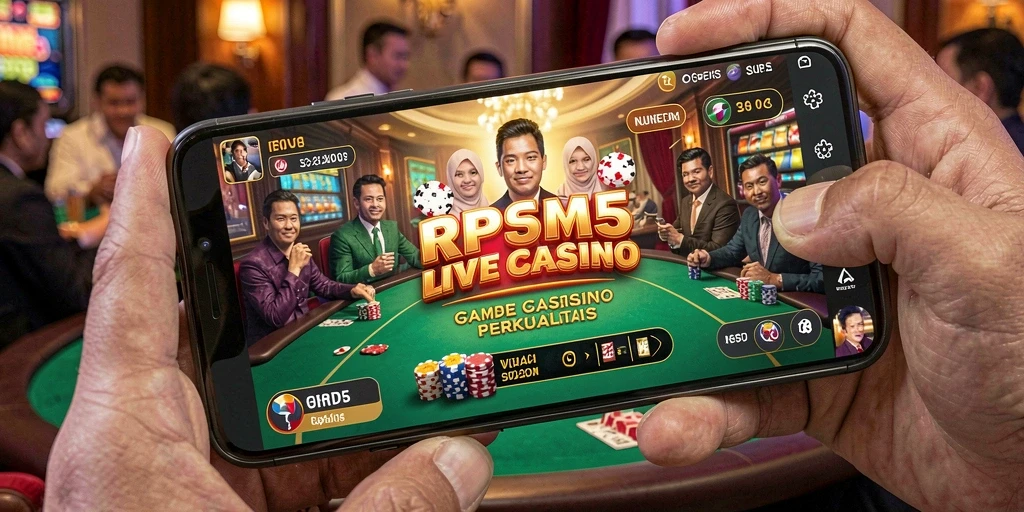 Gameplay menarik di aplikasi Live Casino RP55 dengan dealer profesional.
