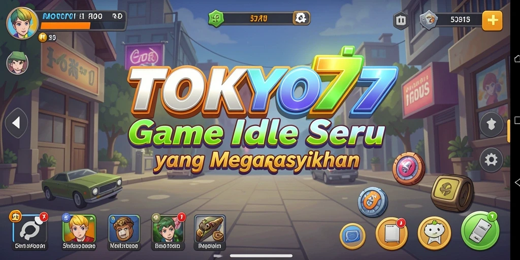 Screenshot gameplay <strong>TOKYO77</strong> menampilkan keseruan dan strategi dalam bermain Idle.