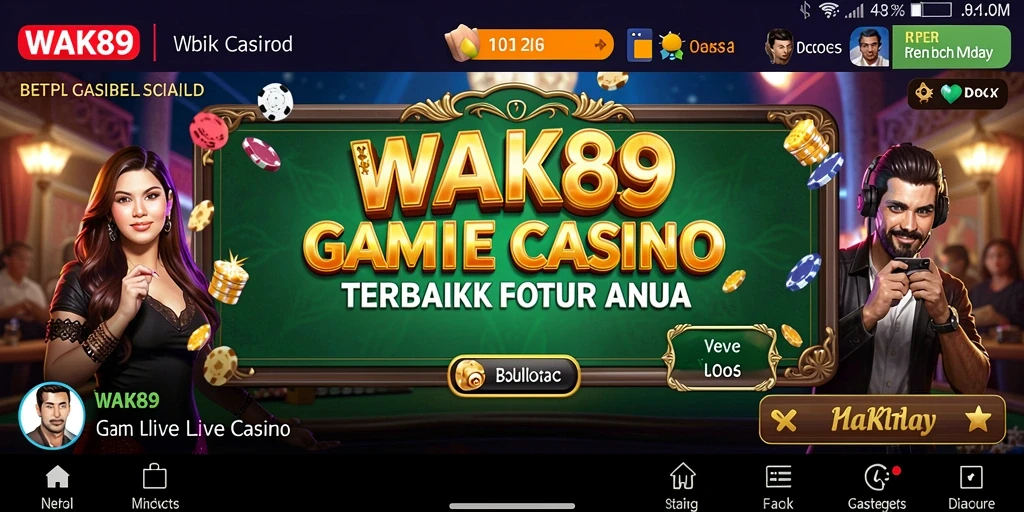 Tampilan gameplay WAK89 yang mendebarkan dan interaktif.
